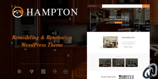 Hampton Home Design and House Renovation WP Theme