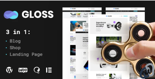 Gloss Viral News Magazine WordPress Blog Theme Shop