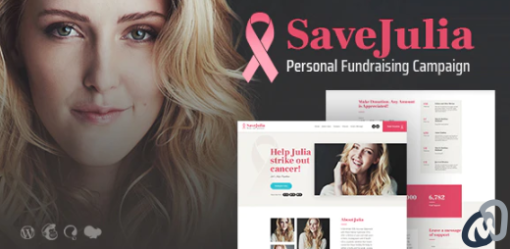 Save Julia Donation Fundraising Charity WordPress Theme