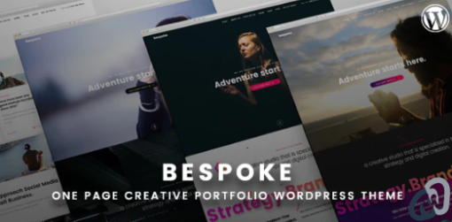 Bespoke Onepage Creative WordPress Theme