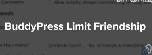 BuddyPress Limit Friendship Request