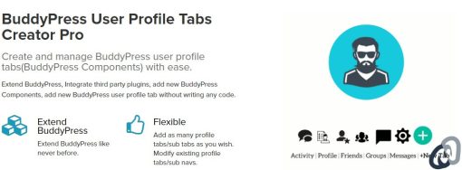 BuddyPress User Profile Tabs Creator Pro