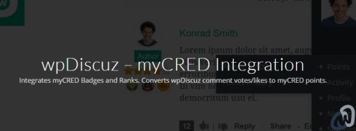 WpDiscuz %E2%80%93 MyCRED Integration