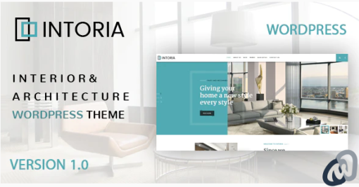 Intoria Interior Architecture WordPress Theme