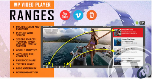 RANGES Video Player With Multiple Start and End Points WordPress Plugin