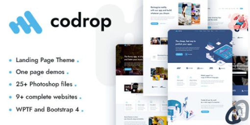 Codrop App Landing Page Theme