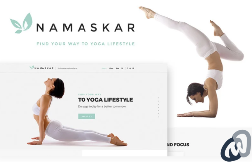 Namaskar Yoga WordPress Theme