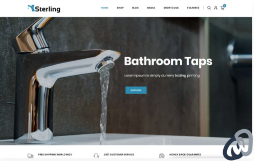 Sterling Bathroom Accessories Store WooCommerce Theme