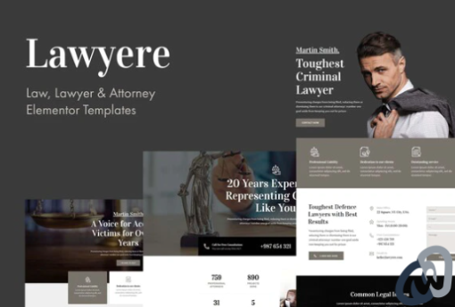 Lawyere Legal Attorney Template Kit