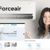 Forceair Air Conditioner Services WordPress Theme