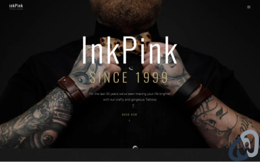 InkPink Tattoo Studio WordPress Theme