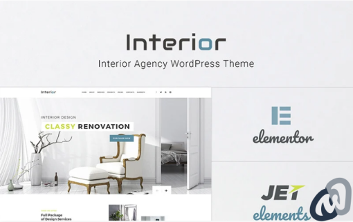 Interior Interior Design Company Responsive WordPress Theme