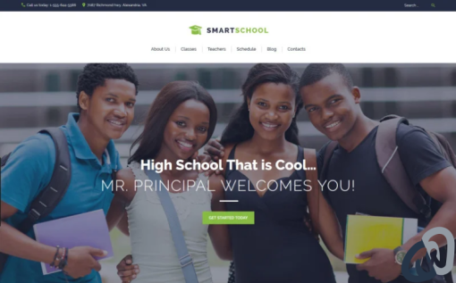 Smart School High School Education Responsive WordPress Theme