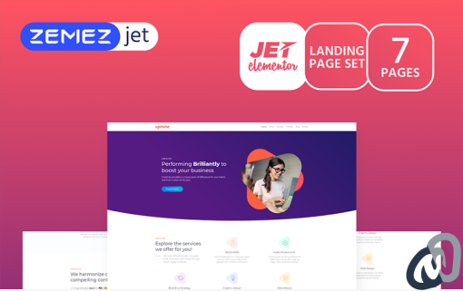 Markent Digital Agency Jet Elementor Template