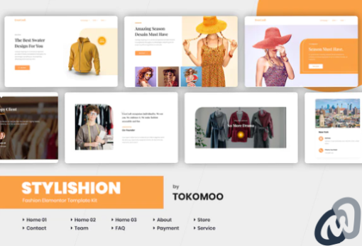 Stylishion Fashion Elementor Template Kit