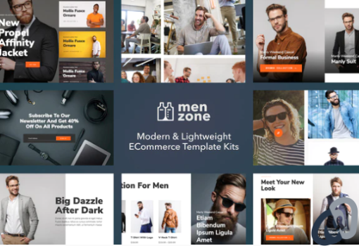 Menzone Modern eCommerce Template Kit