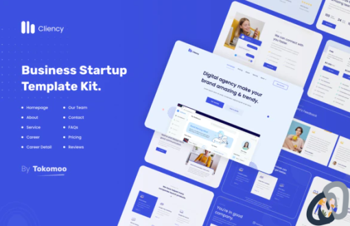 Clientcy Business Startup Elementor Template Kit