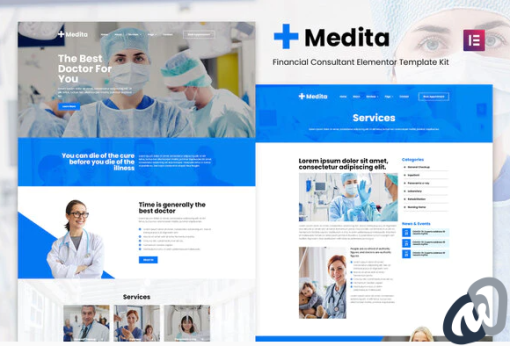Medita Medical Service Elementor Template Kit