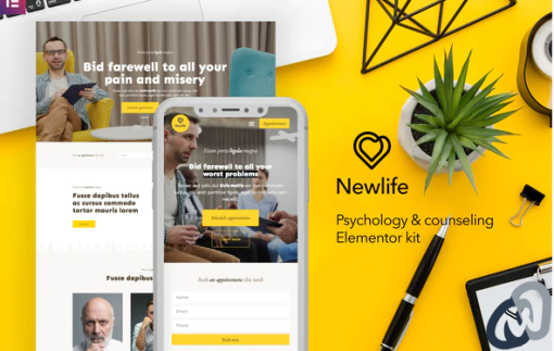 Newlife %E2%80%93 Psychology Counseling Elementor Template Kit