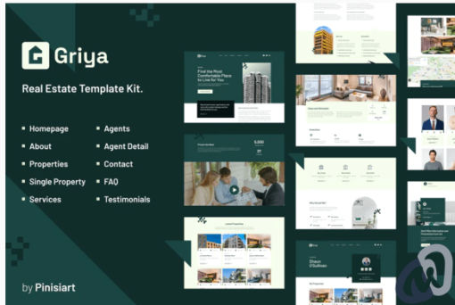 Griya Real Estate Elementor Template Kit
