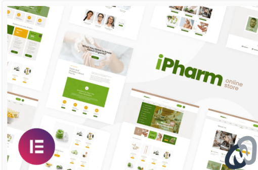 iPharm Online Pharmacy Woocommerce Elementor Template Kit