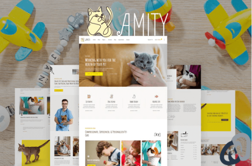 Amity %E2%80%93 Animal Hospital Veterinarian Template Kit