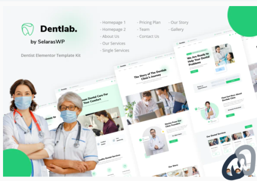 Dentlab Health Medical Elementor Template Kit
