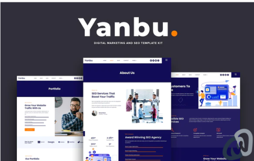 Yanbu Digital Marketing SEO Elementor Template Kit