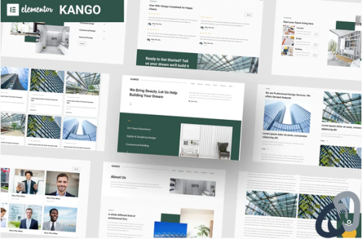 Kango Architecture Elementor Template Kits