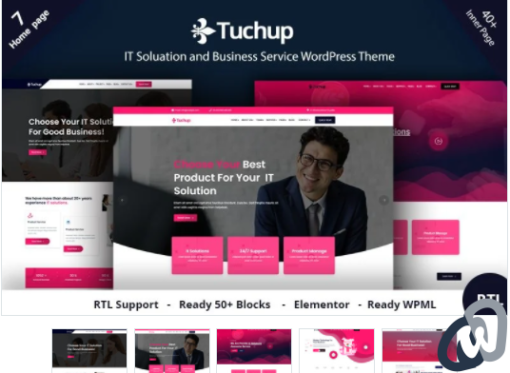 Tuchup It Solution Service and Business WordPress Theme