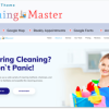 Cleaning Master Landing page WordPress Theme