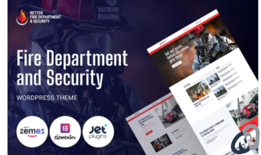 Retter Fire Department and Security WordPress Theme