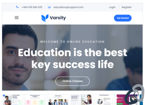 Varsity Educational WordPress Theme