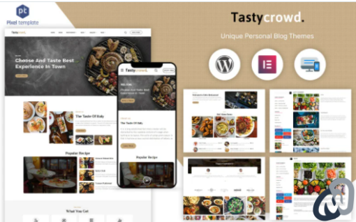Tastycrowd Cafe Restaurant WordPress Elementor