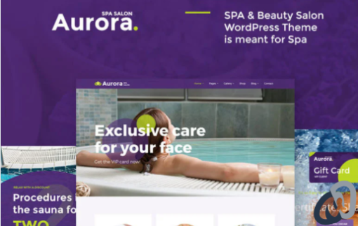 Aurora Spa Beauty Salon WordPress Theme