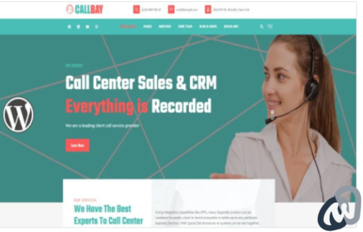 Callbay Call Center WordPress Theme