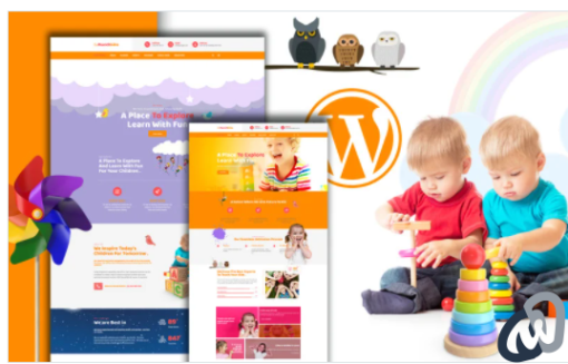 Munchkins Preschool WordPress Theme