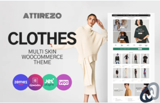 Attirezo Clothes ECommerce Classic Elementor WooCommerce Theme