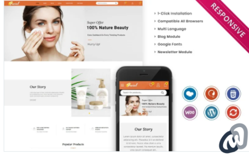 Facial The Ladies Cosmetic Store WooCommerce Theme