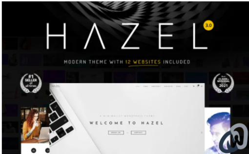 Hazel Clean Minimalist Multi Purpose WordPress Theme