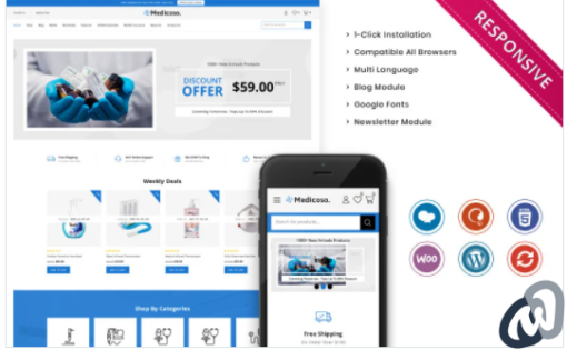 Medicoso The Medical Store Responsive WooCommerce Theme