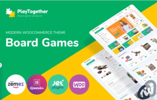 PlayTogether Board games hop Elementor WooCommerce Theme