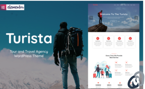 Turista Tour and Travel Agency WordPress Theme