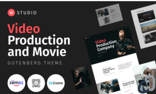 Vistudio Video Production and Movie WordPress Theme