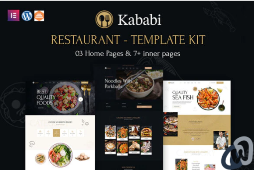 Kababi Restaurant Elementor Template Kit