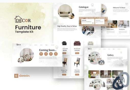 Decor Furniture Interior Design Elementor Template Kit