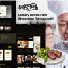 Bruschettas Luxury Restaurant Elementor Template Kit