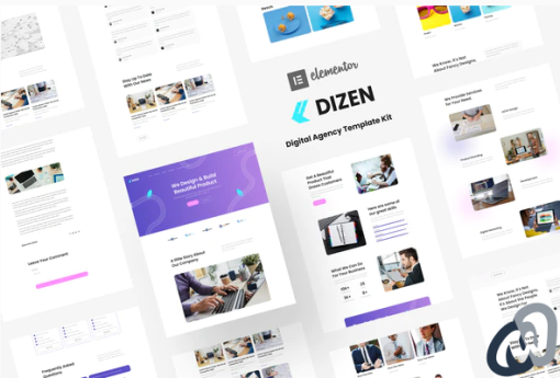 Dizen Digital Agency Elementor Template Kit