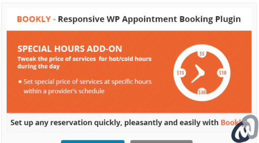 Bookly Special Hours 2.6