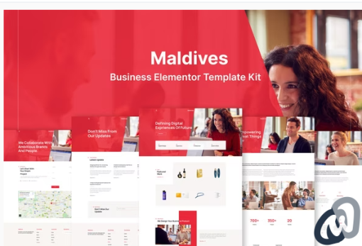 Maldives Business Agency Elementor Template Kit 1